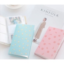 Blind box card collection storage book LOMO star card stickers Train ticket membership card collection book Business card book small card bag