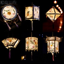 Kusen Mayi creative Mid-Autumn Festival lantern diy material bag handmade flower paper ancient wind palace lantern Hanfu children