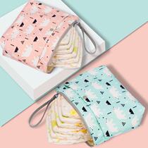 Baby diaper storage bag Out of the portable diaper diaper bag Baby bed bottle clothes diaper bag
