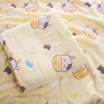 Summer cover thin blanket 6 three layers of gauze summer cover baby cover female bath towel baby towel