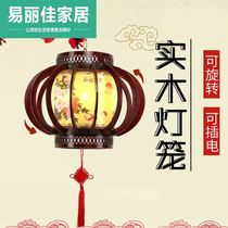 Chinese antique palace lamp Solid wood Classical Chinese style live indoor lantern Court Traditional New Years Day led features