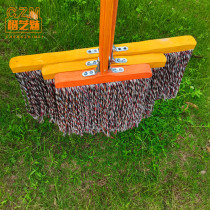 Old-fashioned mop Household wooden floor special wooden pole Cotton thread pier cloth factory cotton yarn tile Water mopping floor mopping floor brick