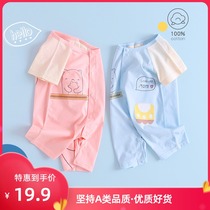 Summer baby short sleeve Net red super cute cute jumpsuit baby cotton clothes newborn ha clothes summer wear thin