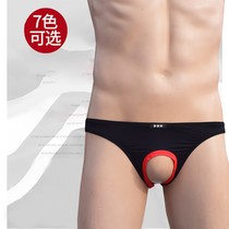Sexy lingerie passion transparent temptation mens underwear physiological penis free-from-off gear type jj thong