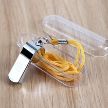 Student upper body B stainless steel whistle metal high frequency large decibel outdoor basketball referee special whistle coach