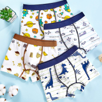 2021 toddler childrens underwear summer thin pure cotton childrens middle and large childrens boys flat boys boxers shorts