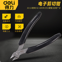 Del electronic shearing and bonding pliers stainless steel diagonal pliers cutting pliers manual Mini pliers