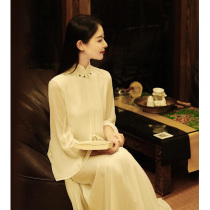 New Chinese Dress 2022 New Womens High Sense Of Luxury Young Temperament High-end National Style Improved Cheongsam Womens Autumn