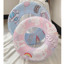 Childrens swimming ring net red baby swimming equipment men and women baby armpit ring thickened large inflatable swimming ring adult