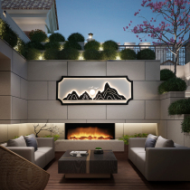 Landscape Fresco Lamp Outdoor Waterproof Wall Lamp Villa with view lantern Courtyard View Light Wall Ambience Lamp Chinese Yard