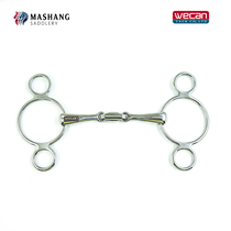 Marshan horse gear) imported WECAN equestrian three ring Iron Horse chew obstacle mouth Iron Horse horse equipment