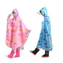 Cape raincoat Student children raincoat Female big child small electric battery car raincoat Female bicycle raincoat Single