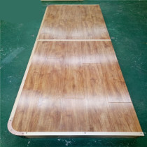 Customized podium multimedia room kindergarten lecture room conference room teaching floor curved stage vertical wooden floor