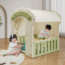 Childrens tent indoor home little girl princess game house boy house toy plastic castle bed artifact