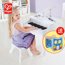 Hape30 - key childrens electronic piano can play 2 year - old 3 year old baby toy music girl Yi Yi Yi teach wood early