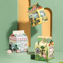 Original Illustrations Forest Music Box Octaonic Box Valentines Day Birthday Girl Girlfriends Children Companion Gift