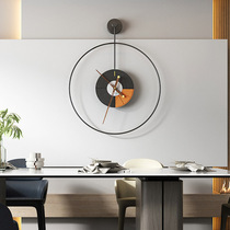 Spain Nordic light luxury minimalist wall clock Modern simple living room clock nomon Creative art decorative clock