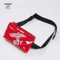 boylondon childrens clothing spring new boys and girls hot stamping eagle logo cool leather running bag 5081