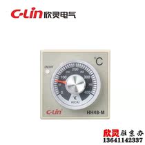 Xinling temperature controller hhh48m 0-400 degrees K type guide rail thermostat HH48-M temperature controller