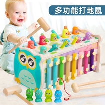 Squirrel machine large childrens toy smashing mouse large 2021 baby boy one year old baby puzzle female treasure multi-function