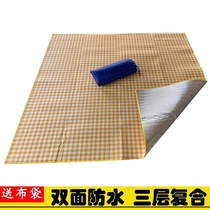 Lawn Paving Mat ground mat Outdoor Ground Floor Laying Cold Wave Cushion Park Meadow Camping Tent Bottom Aluminum Film Thickness