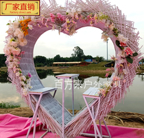 Bali Birds Nest Net Red swing rattan heart-shaped chair scenic spot creative decoration homestay villa garden hammock hanging chair