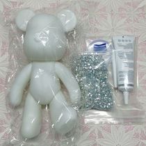 DIY slush doll violent bear 10 inch 23cm toys crafts gifts stickers diamond Mo Mo bear material package set
