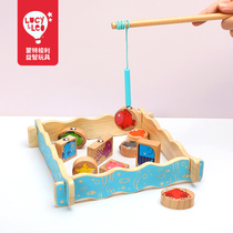 Lucy Leo children early to teach hands-on brain phishing toy baby 1-3-year-old half male girl puzzle toy