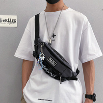 Skew Satchel Male Tide Signs Day Series Street Trend Sports Chest Bag Mens pockets Ins Casual Bag Mens Skewed Shoulder Bag