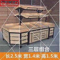 Simple convenience store goods placing stand display cabinet exhibition f table setting rack fruit rack display rack for fruit shelf