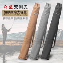 Fishing umbrella bag fishing pole bag canvas pole bag fishing umbrella storage bag wear-resistant foldable fishing gear bag portable fishing bag