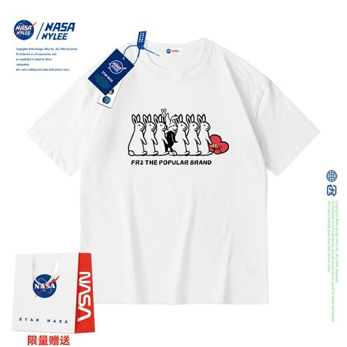 Летняя мультяшная хлопковая футболка для школьников для влюбленных, короткий рукав, свободный крой