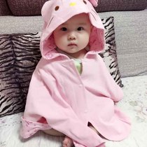 Korean baby cloak cloak Spring and Autumn new windproof Princess shawl out sunscreen girl thin cotton coat