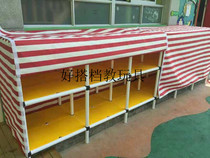 Kindergarten outdoor toy storage rack children storage rack storage rack storage combination cabinet car ball rack waterproof