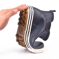 Short tube rain shoes fashion men's spring and summer rain boots non-slip rubber fishing water shoes light low-top rubber shoes motorcycle water