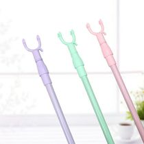 Support rod retractable household clothes fork clothes drying rod rod rod pick clothes clothes take clothes drying fork