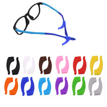 Glasses ear hook accessories non-slip sleeve silicone sleeve fixed ear hook anti-falling eye frame leg foot cover children lanyard