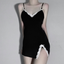 Sexy lingerie small chest large sponge free pajamas temptation large size hot passion suit perspective