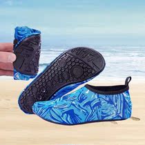 Foot sets for swimming sandals women mens diving shoes snorkeling socks children wading swimming non-slip soft bottom quick drying