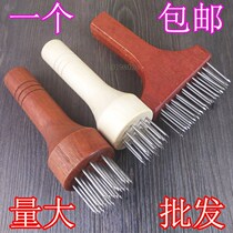 Salted meat row needle hotel is convenient for popular meat needles to make equipment needle brush pine stainless steel nail processing