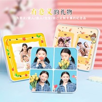 Photo frame set-up wooden custom diy creative holiday gift printing wedding photo Childrens frame 12-inch classic