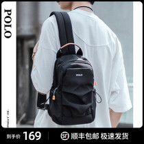 Polo Men Casual Chest Bag Men 2021 New Tide Cards Skew Satchel Fashion Sports Backpack Single Shoulder Summer Backpack