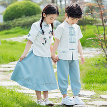 Hanfu June 1st Childrens Day Performance Costume Summer Costume Dance Performance Costume Costume Chinese Studies Kindergarten Graduation Photo Chinese Style
