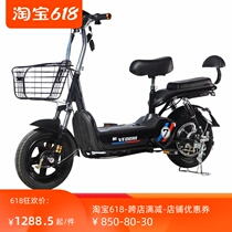 New national standard electric bicycle adult men and women small pedal power lithium bicycle travel double battery car