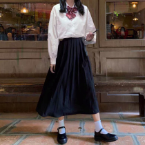 jk uniform skirt genuine white shirt female high school class uniform summer Thai school uniform pleated skirt college style suit
