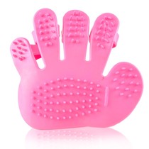 Pet supplies dog cat cute five finger bath brush massage brush to float hair gloves single price color random