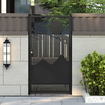 Wrought Iron custom Gate Villa open door double door wrought iron yard door courtyard garden Garden Fence Gate Farm Gate