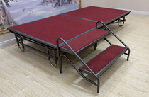 Customized German craft activities shelf Hotel mobile folding platform wedding school assembly stage table table