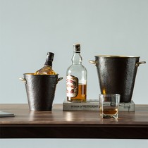 Pure copper bar ornaments modern light luxury creative ice bucket champagne bucket wine cabinet decorations