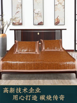 Mahjong Mat Subbed With Bamboo Block Grain Cool Mat Mat Mat Mat Bamboo Block Large Pieces Of Mahjong Mat Mahjong Mat Bed With Summer Season